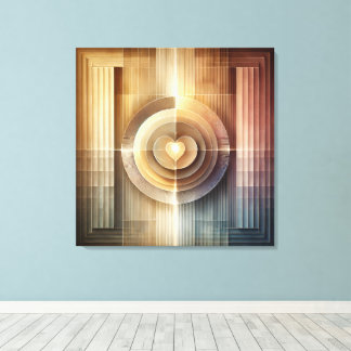 Home of the Heart Canvas Afdruk