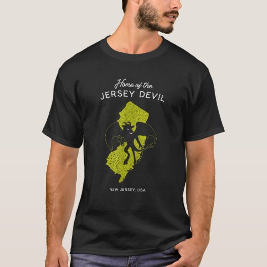 Home of the Jersey Devil New Jersey USA T-shirt (Voorkant)