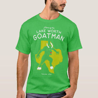 Home of the Lake Worth Goatman Monster Texas USA C T-shirt