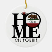HOME Ojai California Keramisch Ornament (Voorkant)