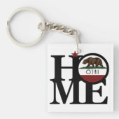 HOME Ojai California Sleutelhanger (Voorkant)