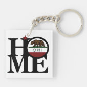 HOME Ojai California Sleutelhanger (Achterkant)