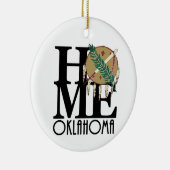HOME Oklahoma Keramisch Ornament (Rechts)