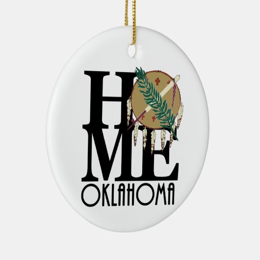 HOME Oklahoma Keramisch Ornament (Rechts)