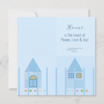 Home, Omheining en Kleurrijke Tulpen Blauwe Partij