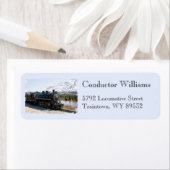 Home on the Train Christmas Retouradreslabels Etiket (Insitu)