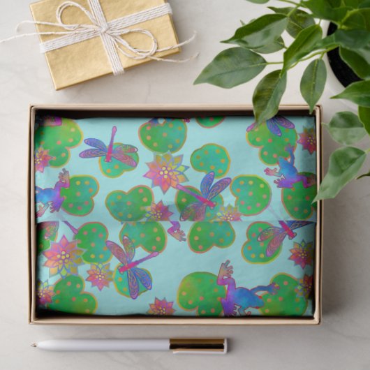 Home on the Water Winter Tissuepapier (Geschenk)