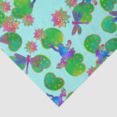 Home on the Water Winter Tissuepapier (Detail)