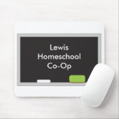 Home Onderwijs Co-Op Krijtbord thema Muismat (Met muis)