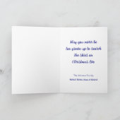 Home op de oude ranch voor kerst feestdagen kaart (Binnen)