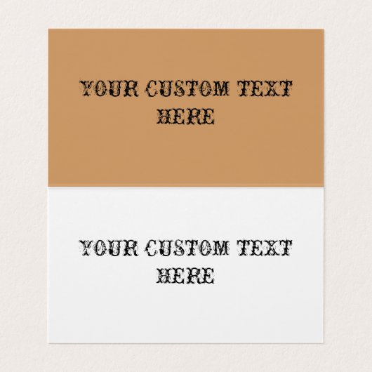 Home op de Range  Cowboy Old West Visitekaartje (Binnenkant ongevouwen)