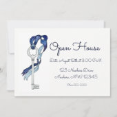 Home Open House Waterverf Skeleton Key Ribbon (Voorkant)