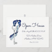 Home Open House Waterverf Skeleton Key Ribbon (Voorkant / Achterkant)