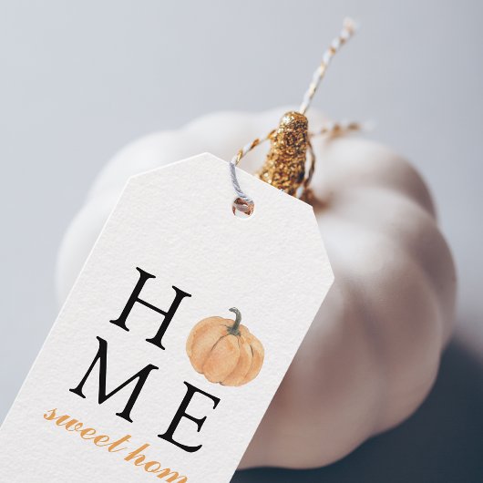 Home | Oranje pompoen | Herfst Seizoen Cadeaulabel