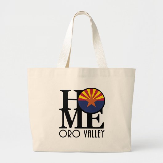 HOME Oro Valley Arizona Grote Tote Bag (Voorkant)