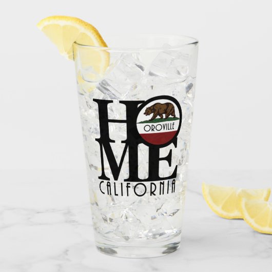 HOME Oroville California Glas (Voorkant ijs)
