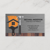 Home Paint Brush | Hammer | Bouwbouw Visitekaartje (Voorkant)