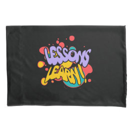 HOME PAINT SPLASH LESSONS LEARN PILLOW CASE  KUSSENSLOOP