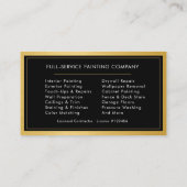 Home Painter Contractor Painting Service Visitekaartje (Achterkant)