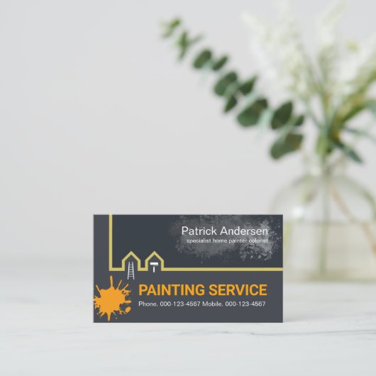 Home Painting Border Line Painter Visitekaartje (Staand voorkant)