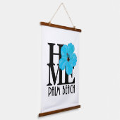 HOME Palm Beach Florida Hangend Wandkleed (Gebogen)