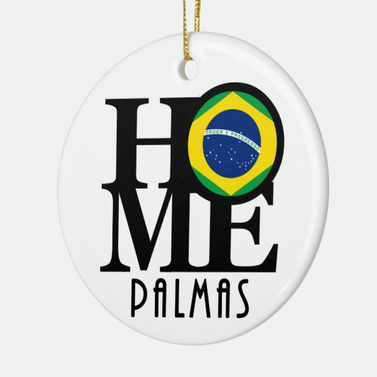 HOME Palmas Keramisch Ornament (Links)