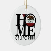 HOME Paradise California Keramisch Ornament (Rechts)