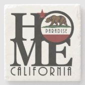 HOME Paradise California Stenen Onderzetter (Voorkant)
