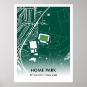 Home Park Poster - Home of Plymouth Argyle FC, Eng (Voorkant)