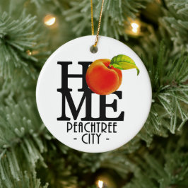 HOME Peachtree City Keramisch Ornament