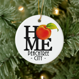 HOME Peachtree City Keramisch Ornament