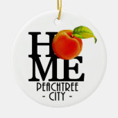 HOME Peachtree City Keramisch Ornament (Voorkant)