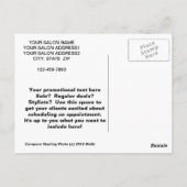 Home Perm Salon Mailer Briefkaart (Achterkant)