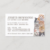 Home Pet Cats Visitekaartje (Achterkant)