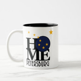 HOME Petersburg Alaska Tweekleurige Koffiemok