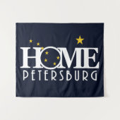 HOME Petersburg Alaska Wandkleed (Voorkant (horizontaal))