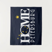 HOME Petersburg Alaska Wandkleed (Voorkant)