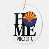 HOME Phoenix Arizona Keramisch Ornament (Links)