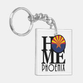 HOME Phoenix Arizona Sleutelhanger (Voorkant Links)
