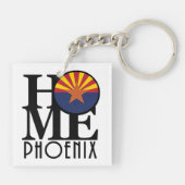 HOME Phoenix Arizona Sleutelhanger (Achterkant)