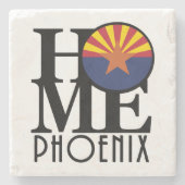 HOME Phoenix Arizona Stenen Onderzetter (Voorkant)