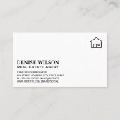 Home Pictogram en sleutels Visitekaartje (Achterkant)