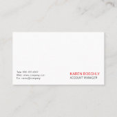 Home-pictogram | Onroerend goed | Marmer Visitekaartje (Achterkant)