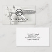 Home-pictogram Onroerend goed | Sleutels Visitekaartje (Voorkant / Achterkant)