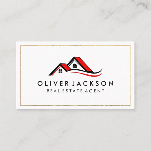 Home-pictogrammen Visitekaartje (Voorkant)