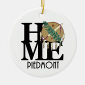 HOME Piedmont Oklahoma Keramisch Ornament (Voorkant)