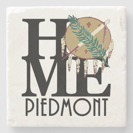 HOME Piedmont Oklahoma Stenen Onderzetter (Voorkant)
