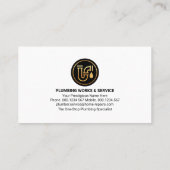 Home Piping Verwarming Lijst Loodgieter Visitekaartje (Achterkant)