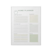 Home Planner om te doen Lijst Chores Maaltijden Wi Notitieblok (Linkerzijde)