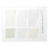 Home Planner om te doen Lijst Chores Maaltijden Wi Notitieblok (Voorkant)
